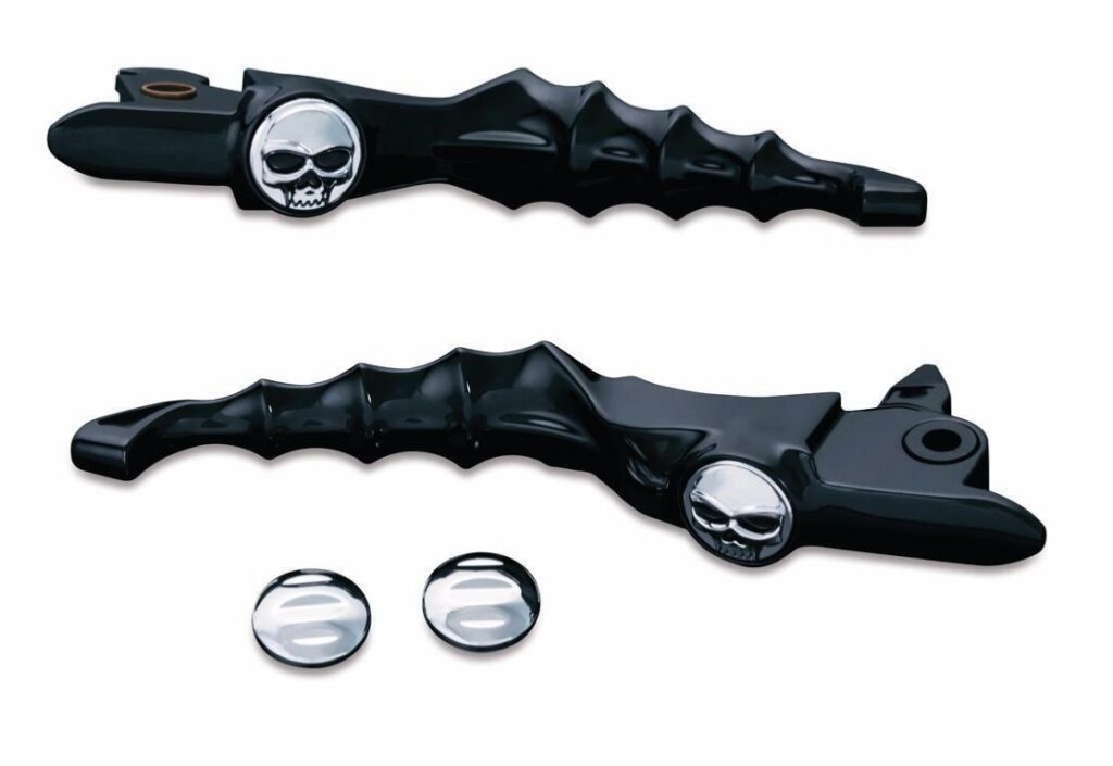 LEVERS 15-18 FXST KURYAKYN BLACK ZOMB
