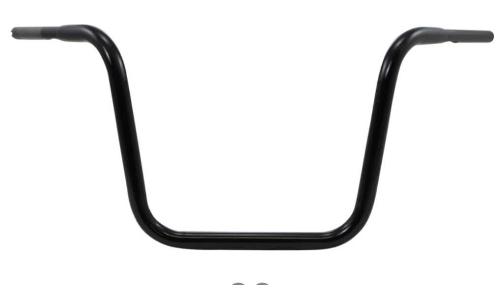 HANDLEBAR - 14 APE BLACK NO STEP