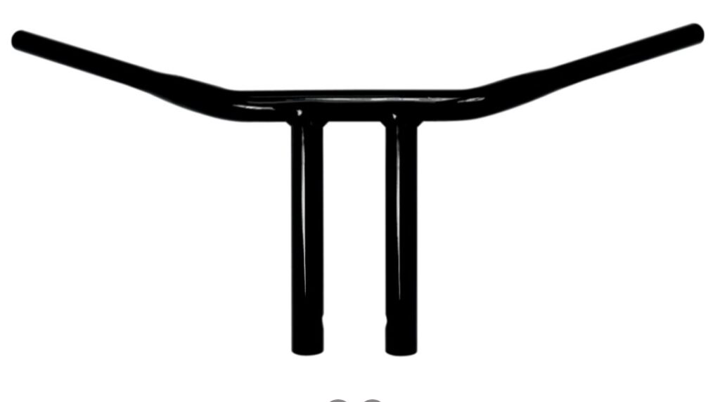 DRAG SPECIALTIES HANDLEBAR BUFFALO 8" TEE GLOSS BLACK