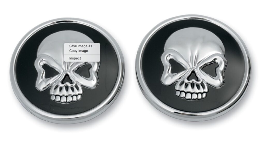GAS CAP SKULL 97-13 DRAG SPECIALTIES