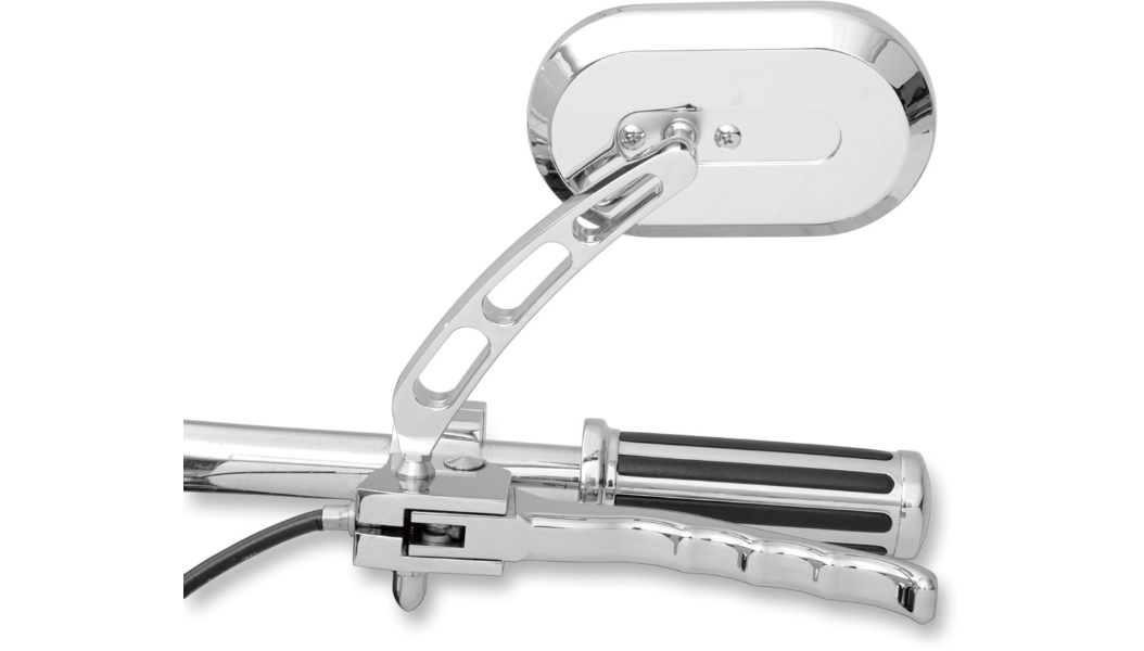 DRAG SPECIALTIES MIRROR OVAL LGE BILLET L/H