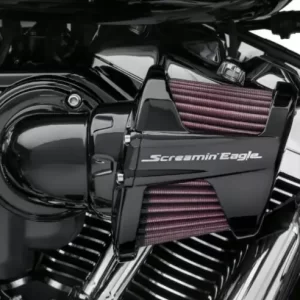 AIR FILTER COVER H/H M8 BILLET BLK SCREAMIN EAGLE