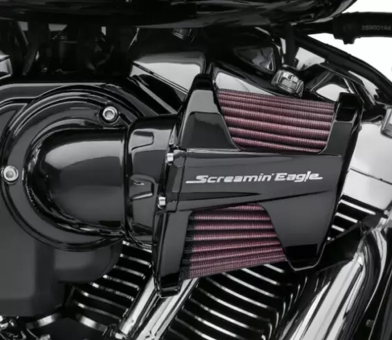 AIR FILTER COVER H/H M8 BILLET BLK SCREAMIN EAGLE