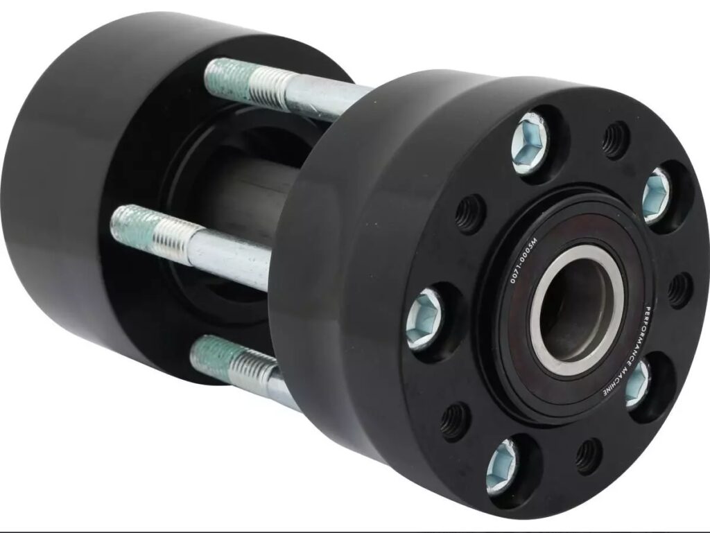 HUB Custom Chrome FNT FXST 08UP BLACK